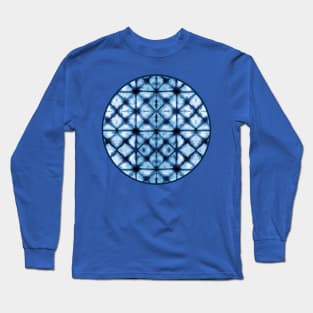 Paper Grid Shibori Long Sleeve T-Shirt